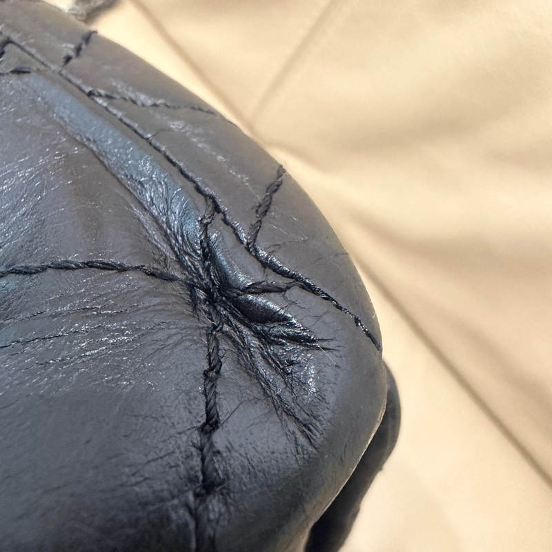 全配🈶️購證❤️ 香奈兒 #黑銀 #油蠟牛皮 #2.55 #中號-13