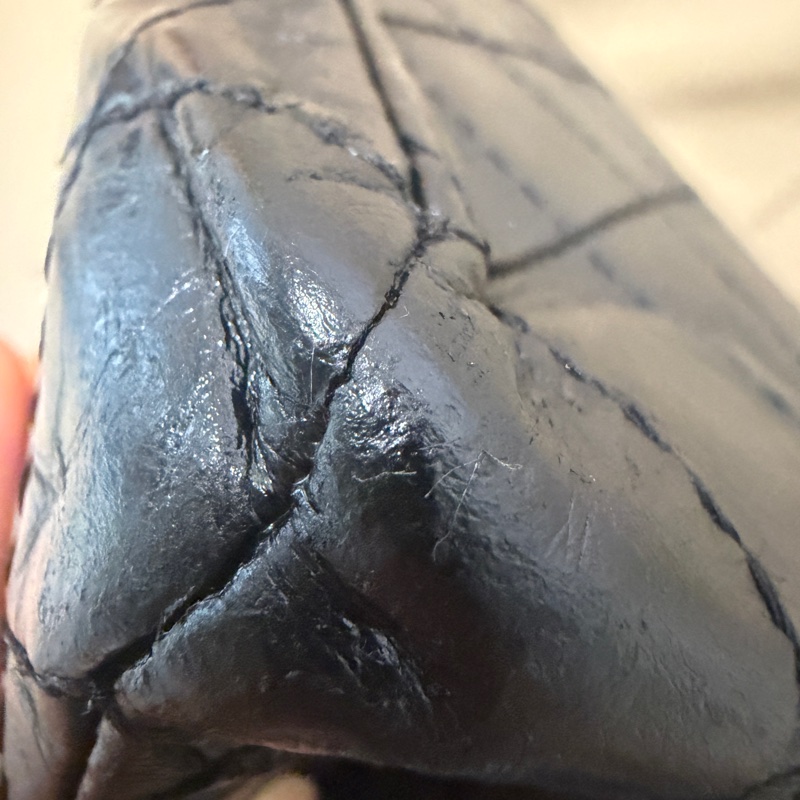 全配🈶️購證❤️ 香奈兒 #黑銀 #油蠟牛皮 #2.55 #中號-16