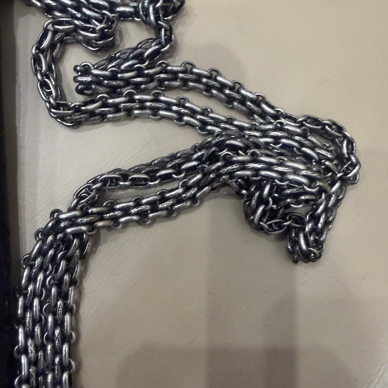 全配🈶️購證❤️ 香奈兒 #黑銀 #油蠟牛皮 #2.55 #中號-38