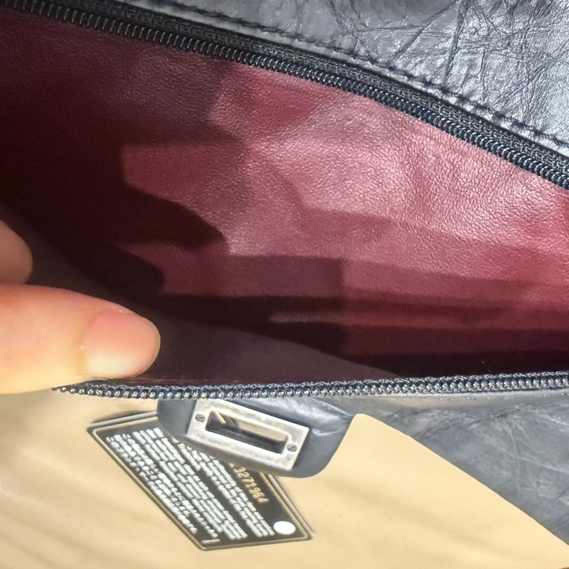 全配🈶️購證❤️ 香奈兒 #黑銀 #油蠟牛皮 #2.55 #中號-49