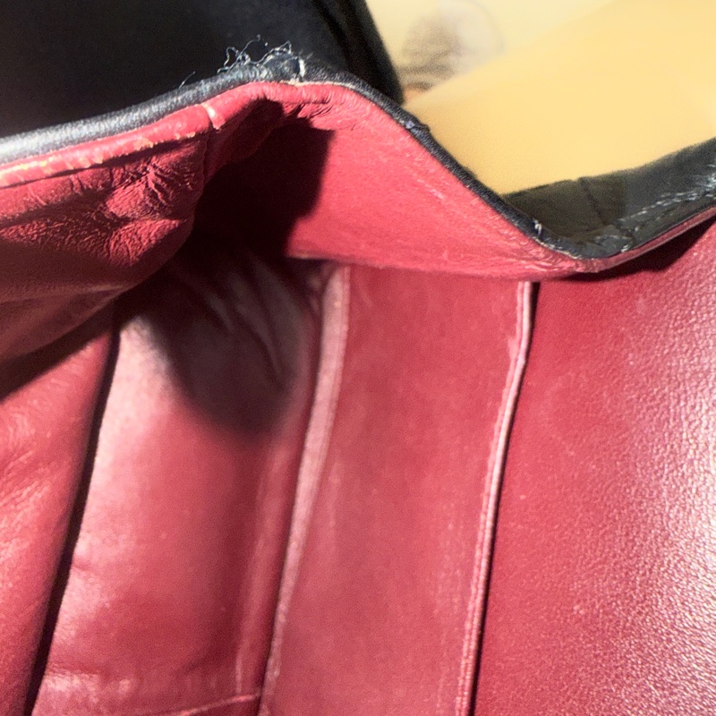 全配🈶️購證❤️ 香奈兒 #黑銀 #油蠟牛皮 #2.55 #中號-56