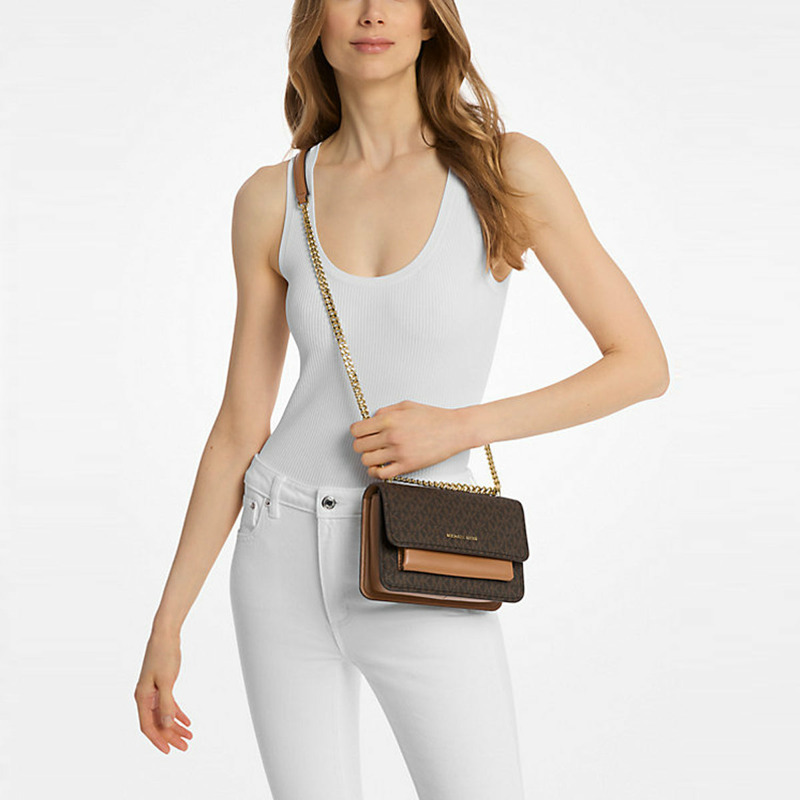 Michael Kors - Tracollina Claire piccola Bronze Acorn - 32R5GC7C1B - BRN/ACORN-1