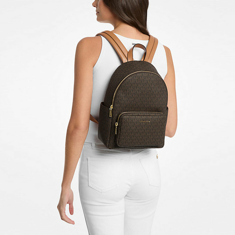 Michael Kors - Zaino medio Tanner Bronze Acorn - 30T5GTNB2B - BRN/ACORN-1