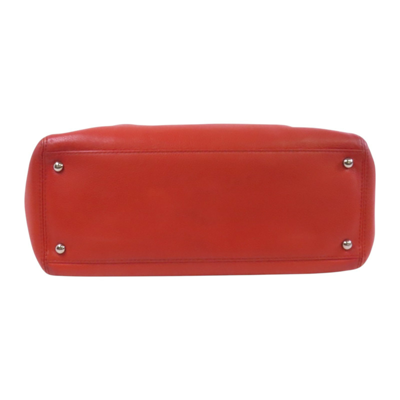 CHANEL 牛皮皮革Shoulder Bag銀扣肩背袋-3