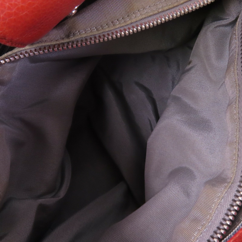 CHANEL 牛皮皮革Shoulder Bag銀扣肩背袋-14