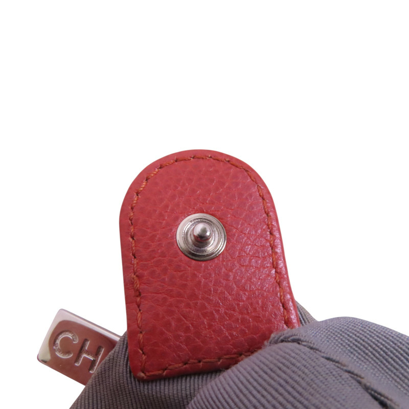 CHANEL 牛皮皮革Shoulder Bag銀扣肩背袋-20