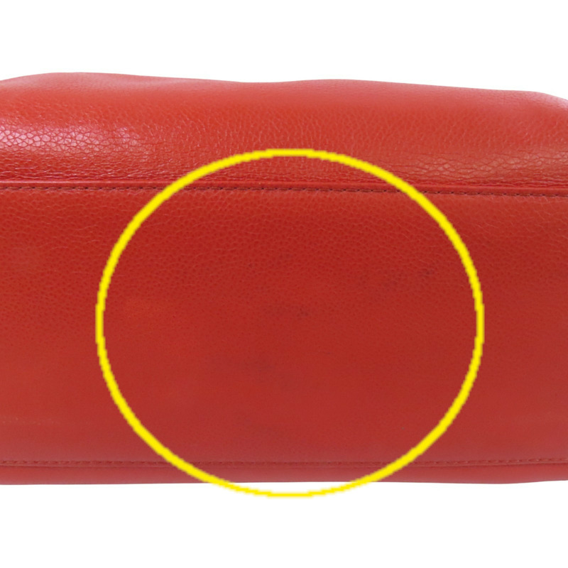 CHANEL 牛皮皮革Shoulder Bag銀扣肩背袋-22