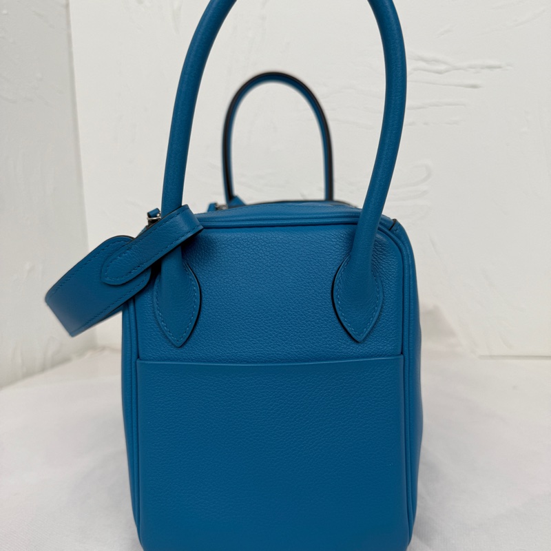 🌈Hermes💙Lindy 26💙坦桑尼亞藍銀扣💙99新🌟🌈Evercolor皮🌟-5