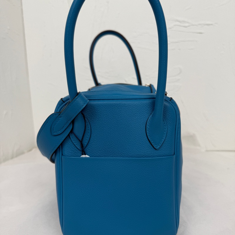 🌈Hermes💙Lindy 26💙坦桑尼亞藍銀扣💙99新🌟🌈Evercolor皮🌟-6