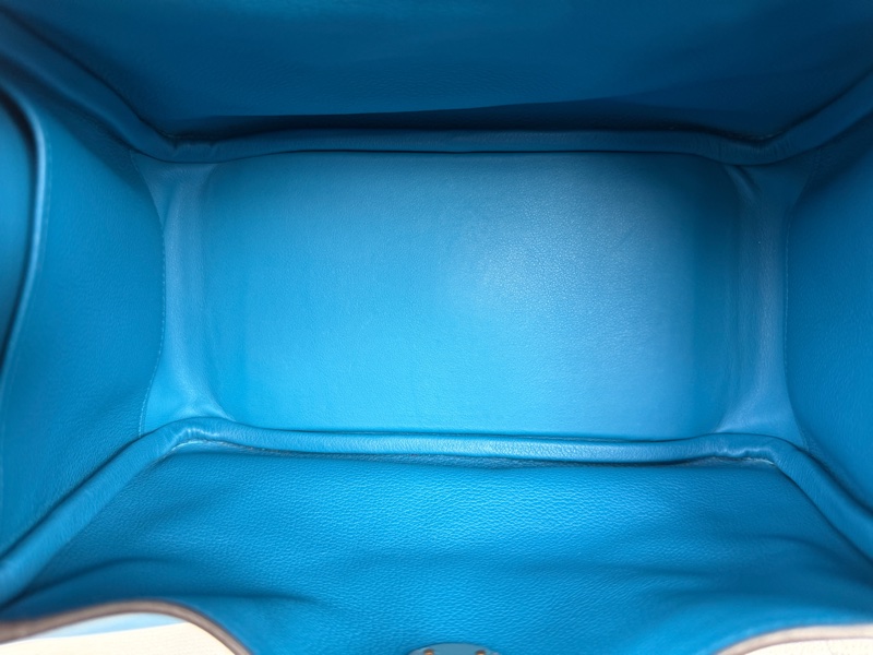 🌈Hermes💙Lindy 26💙坦桑尼亞藍銀扣💙99新🌟🌈Evercolor皮🌟-7