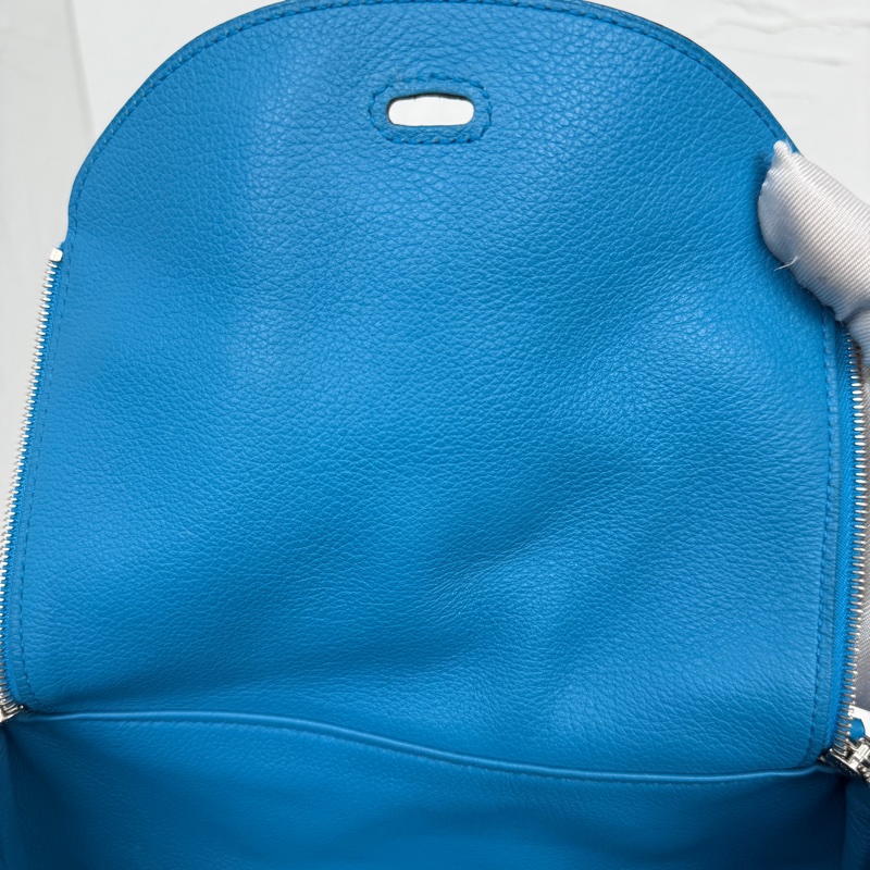 🌈Hermes💙Lindy 26💙坦桑尼亞藍銀扣💙99新🌟🌈Evercolor皮🌟-8