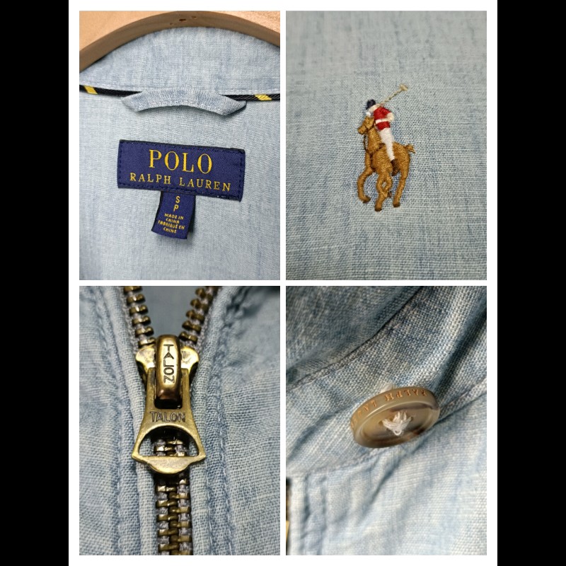 Polo Ralph Lauren RL 淺色 丹寧 牛仔 Bayport 布勞森外套 男S-7