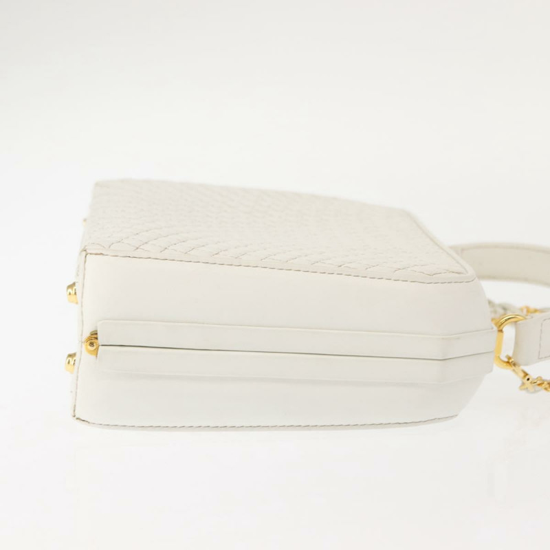 【日本直送】BALLY 手提包 皮革 兩用 白色 金色 正品 147505-2