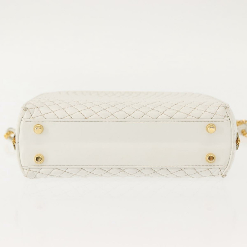 【日本直送】BALLY 手提包 皮革 兩用 白色 金色 正品 147505-4