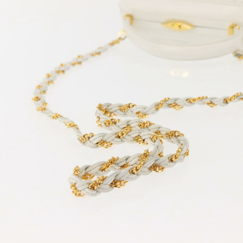 【日本直送】BALLY 手提包 皮革 兩用 白色 金色 正品 147505-7