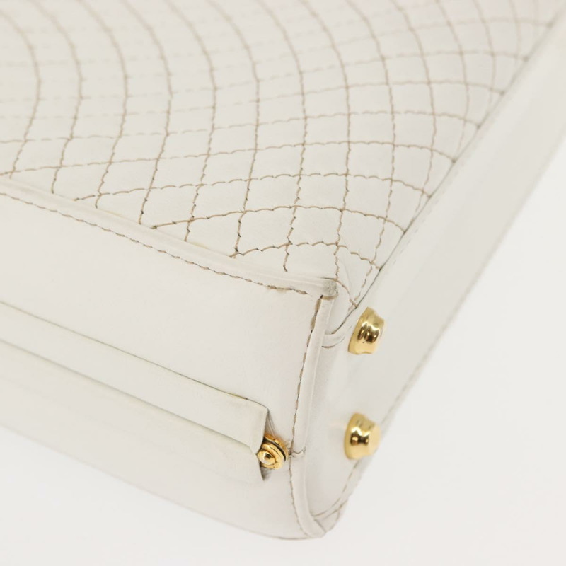 【日本直送】BALLY 手提包 皮革 兩用 白色 金色 正品 147505-13