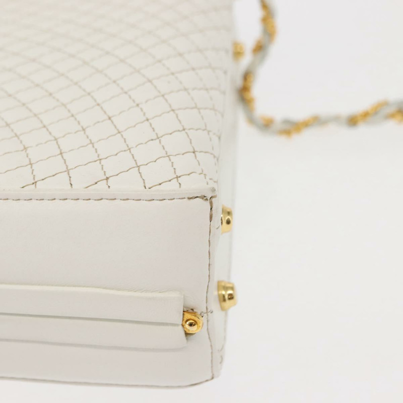 【日本直送】BALLY 手提包 皮革 兩用 白色 金色 正品 147505-15