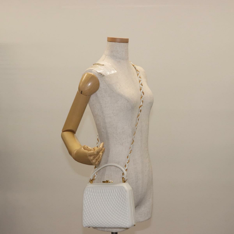 【日本直送】BALLY 手提包 皮革 兩用 白色 金色 正品 147505-22