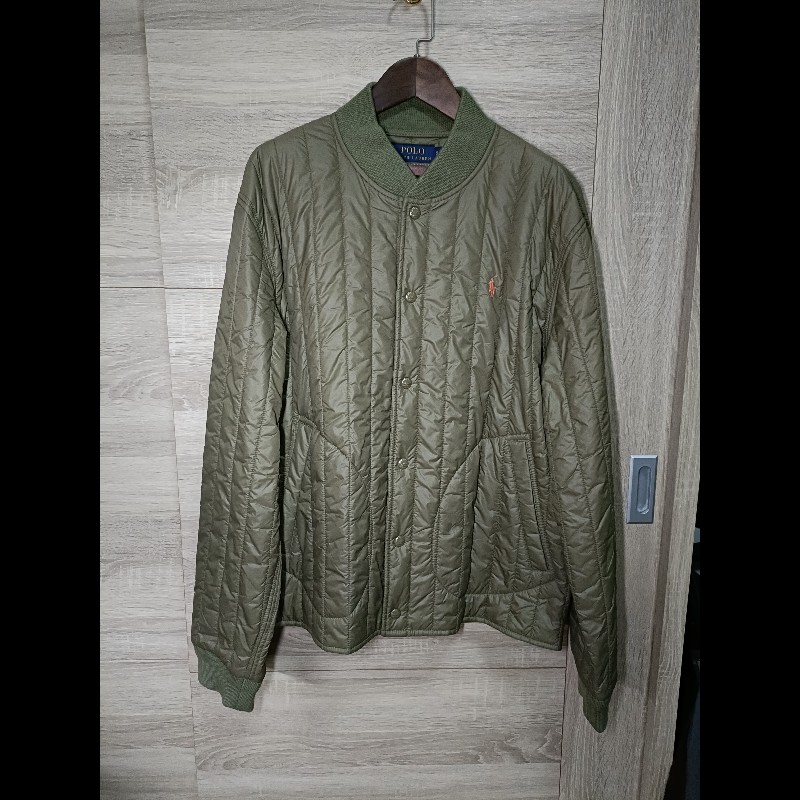 Polo Ralph Lauren RL 軍綠 絎縫外套 男XL-0