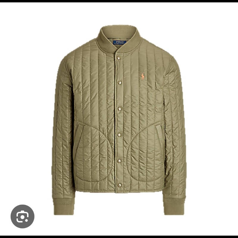 Polo Ralph Lauren RL 軍綠 絎縫外套 男XL-1