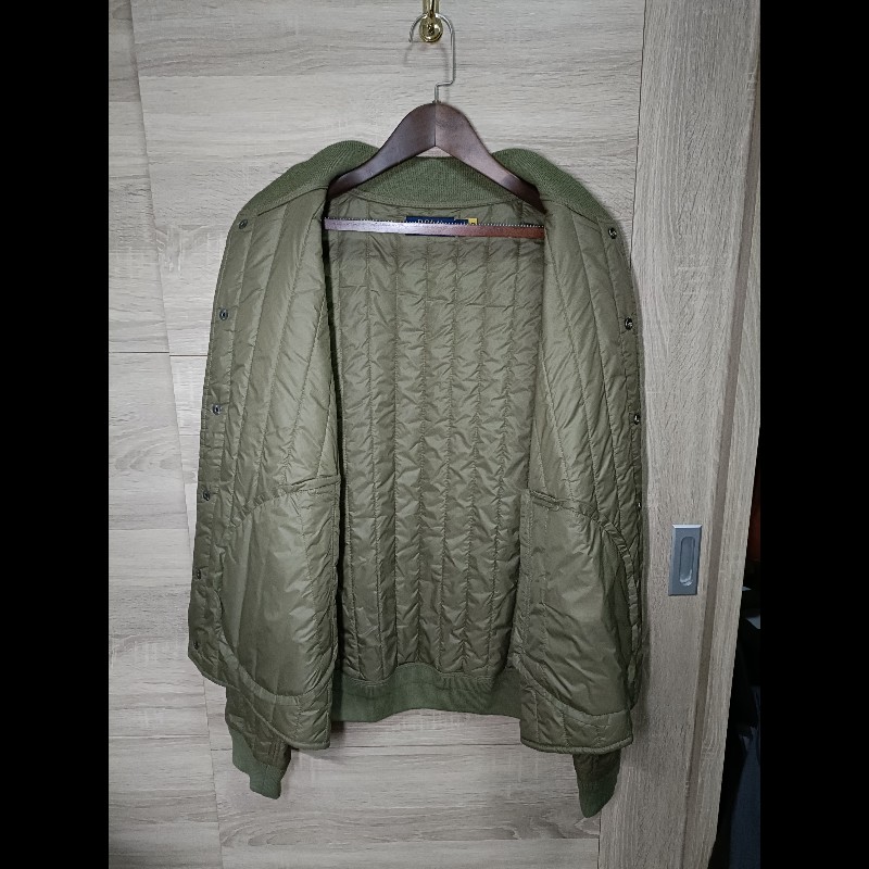 Polo Ralph Lauren RL 軍綠 絎縫外套 男XL-5