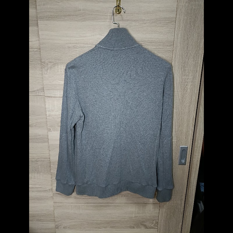 Burberry Black Label 日本 灰色 棉質 立領外套 3號-1