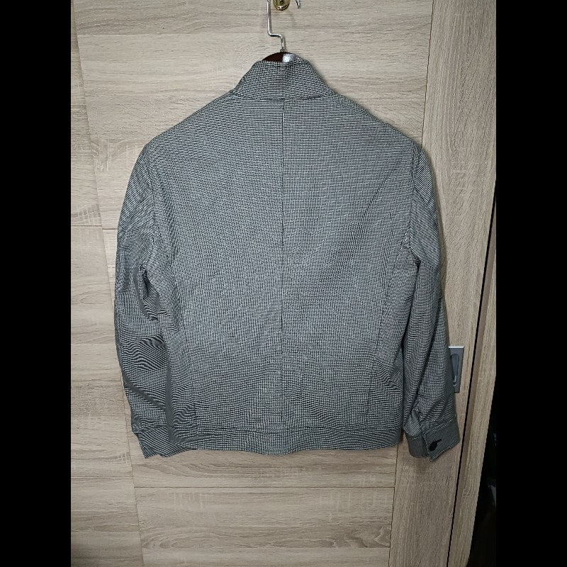 Burberry Blue Label 日本 千鳥格 哈靈頓外套 男M-1