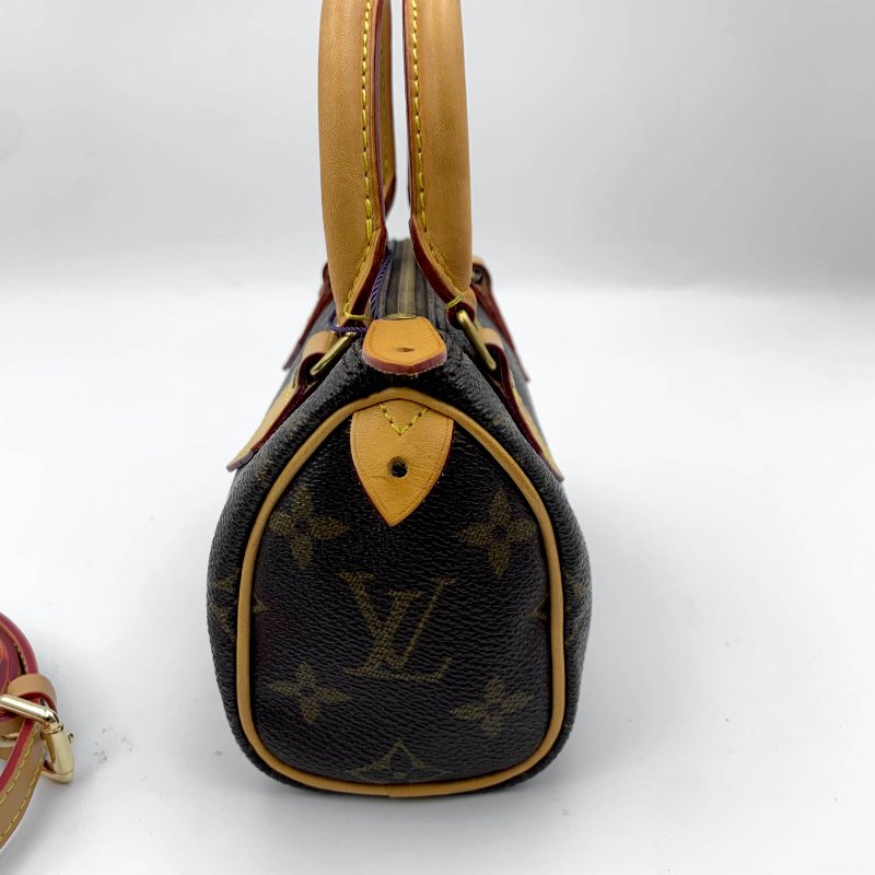 Louis Vuitton 經典老花 迷你speedy Nano，LV，路易威登，mini，二手真品，正品，現貨，免運-2