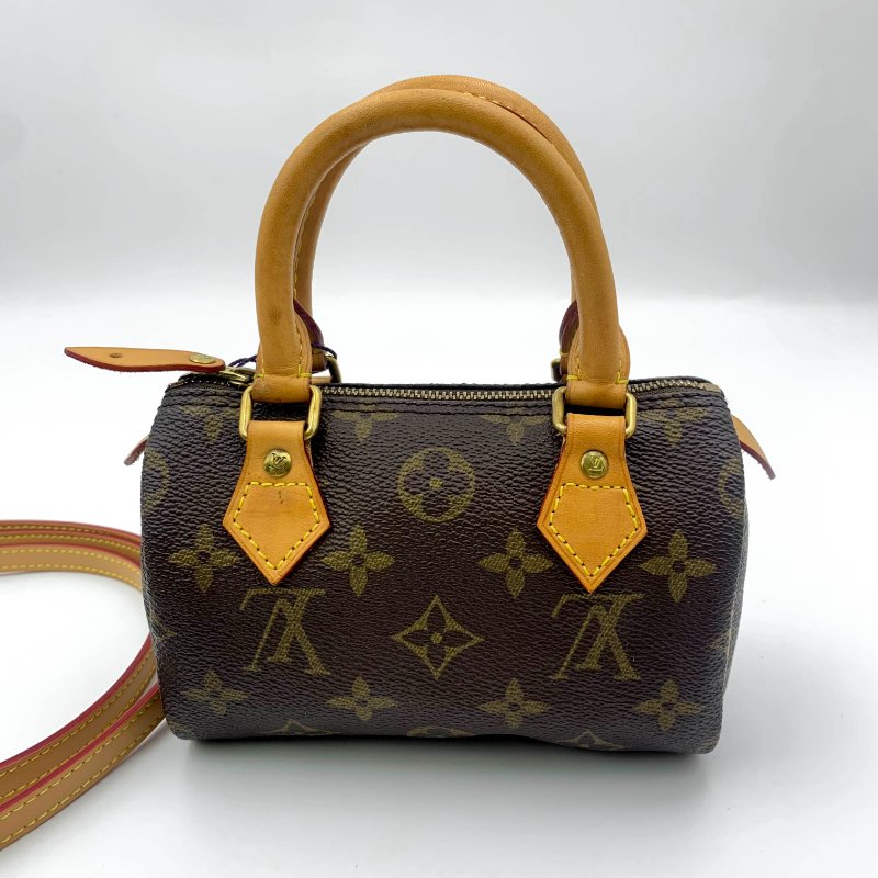 Louis Vuitton 經典老花 迷你speedy Nano，LV，路易威登，mini，二手真品，正品，現貨，免運-4