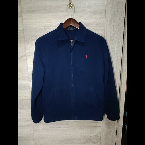 Polo Ralph Lauren RL 深藍 搖粒絨 Bayport 布勞森外套 男S