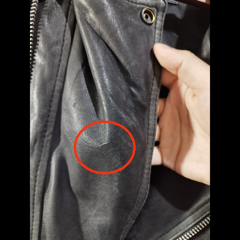Allsaints Rosser Biker 羊皮 真皮 皮衣 外套 復古作舊版 男S-9