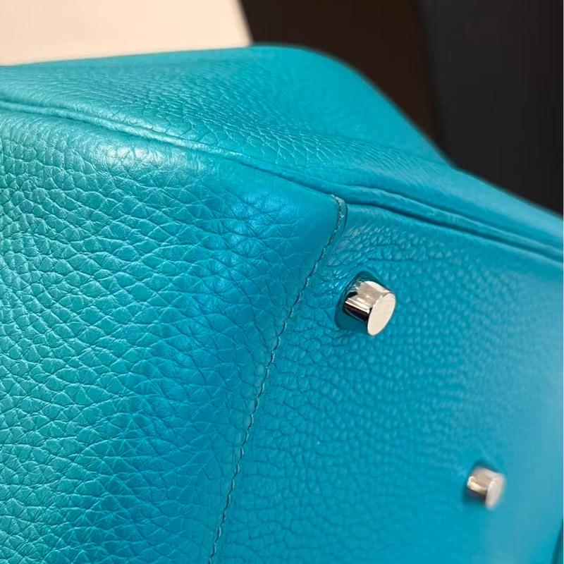 🌈Hermes💚Lindy 26💚7F孔雀綠銀扣💚98新🌈有單🌟🌈TC皮🌟-8