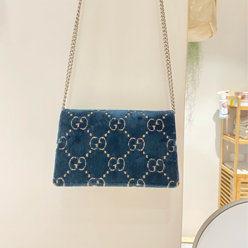 Gucci Dionysus Super Mini GG 天鵝絨-1