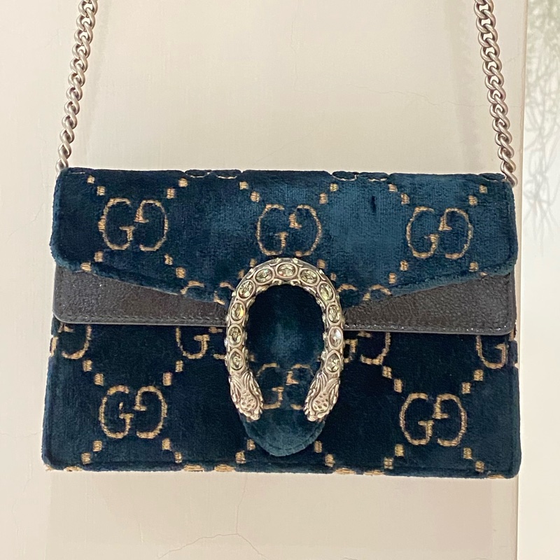 Gucci Dionysus Super Mini GG 天鵝絨-5