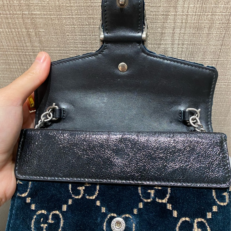 Gucci Dionysus Super Mini GG 天鵝絨-10