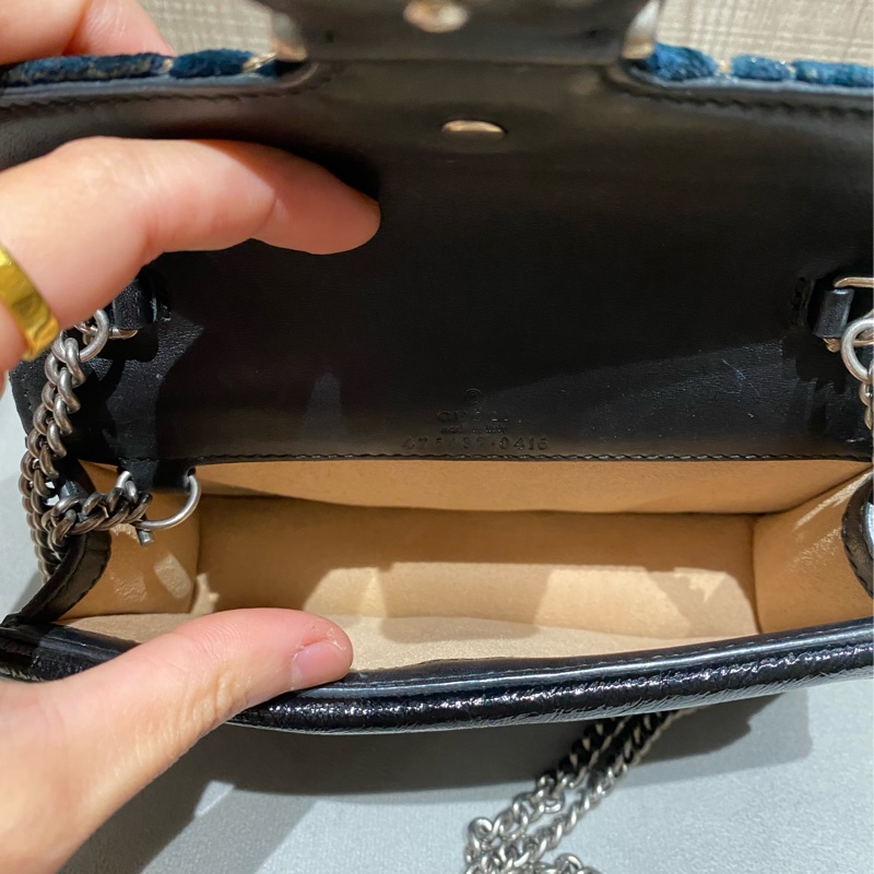 Gucci Dionysus Super Mini GG 天鵝絨-12