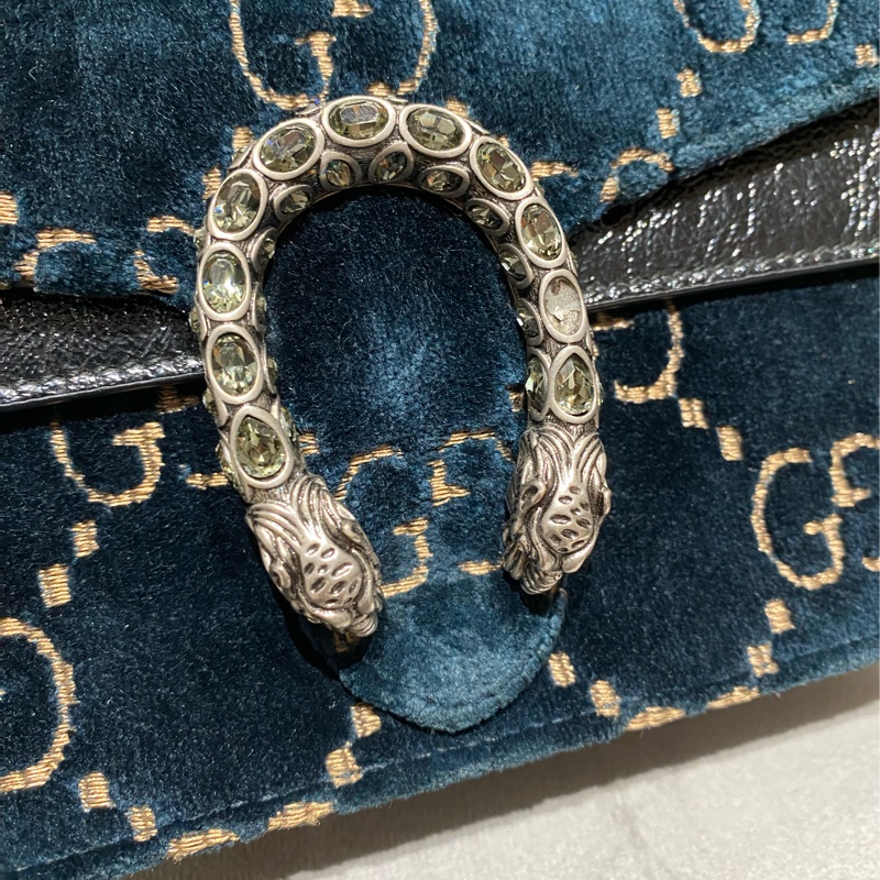 Gucci Dionysus Super Mini GG 天鵝絨-13