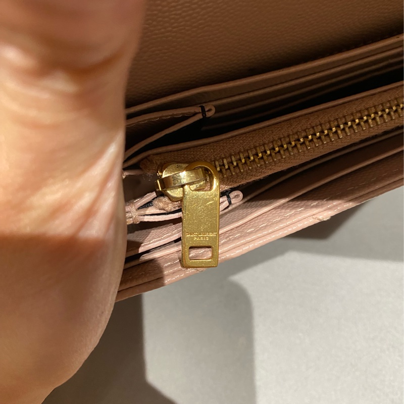 SAINT LAURENT 魚子醬鍊包（可當長夾）-13