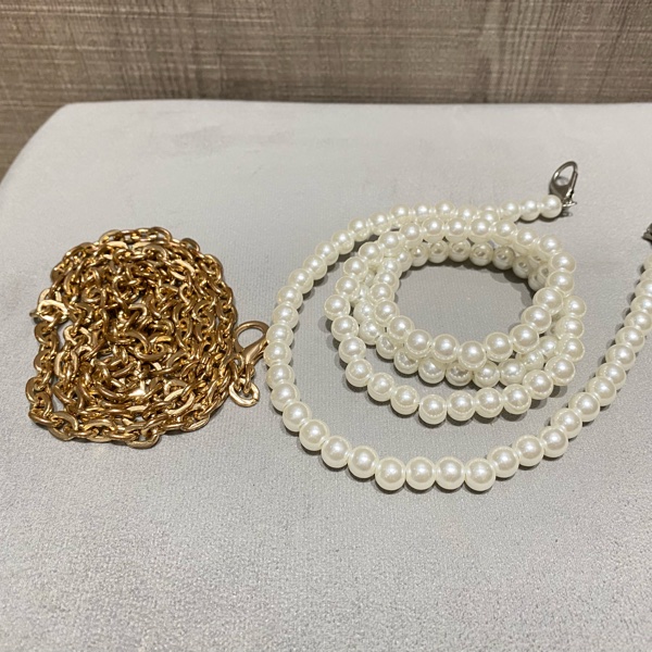 SAINT LAURENT 魚子醬鍊包（可當長夾）-14