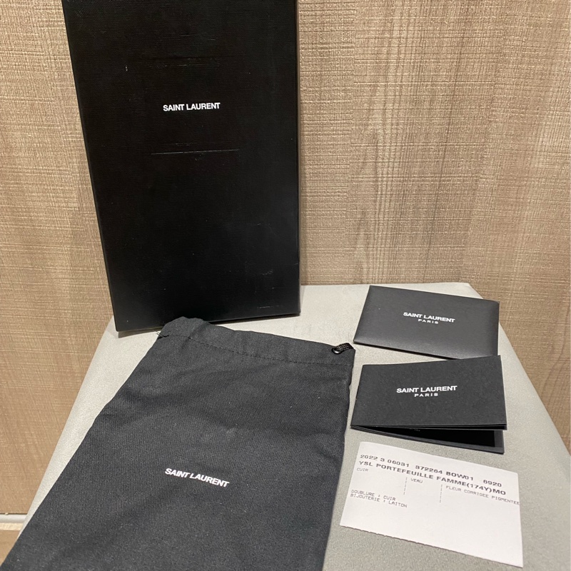 SAINT LAURENT 魚子醬鍊包（可當長夾）-15