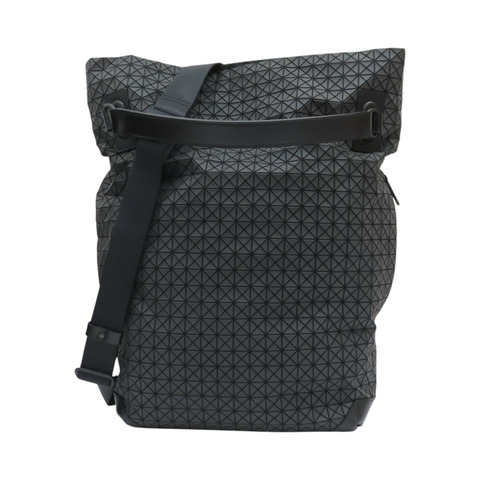 黑色 牛皮/帆布 幾何圖形 肩背包 BB87-AG061【BAO BAO ISSEY MIYAKE 三宅一生】 BB87-AG061