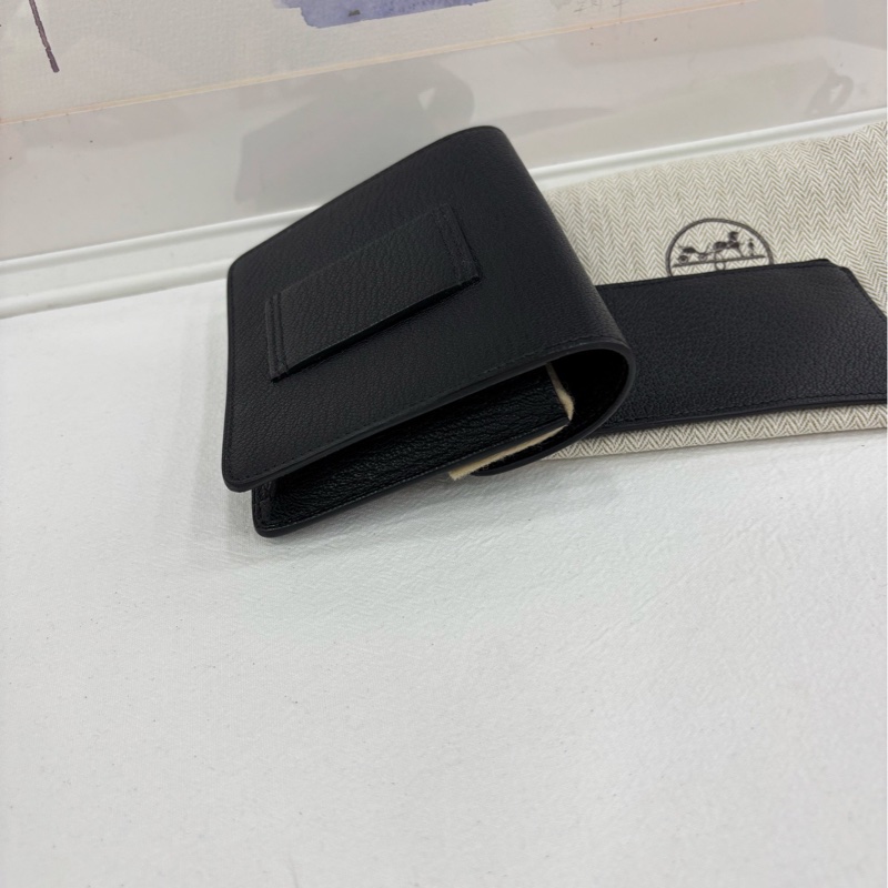 Hermes 愛馬仕 Roulis slim 黑金 山羊皮 B刻 閒置-4