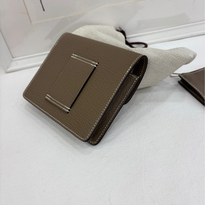 Hermes 愛馬仕 豬鼻子Slim 大象灰銀扣 山羊皮 B刻 閒置-3