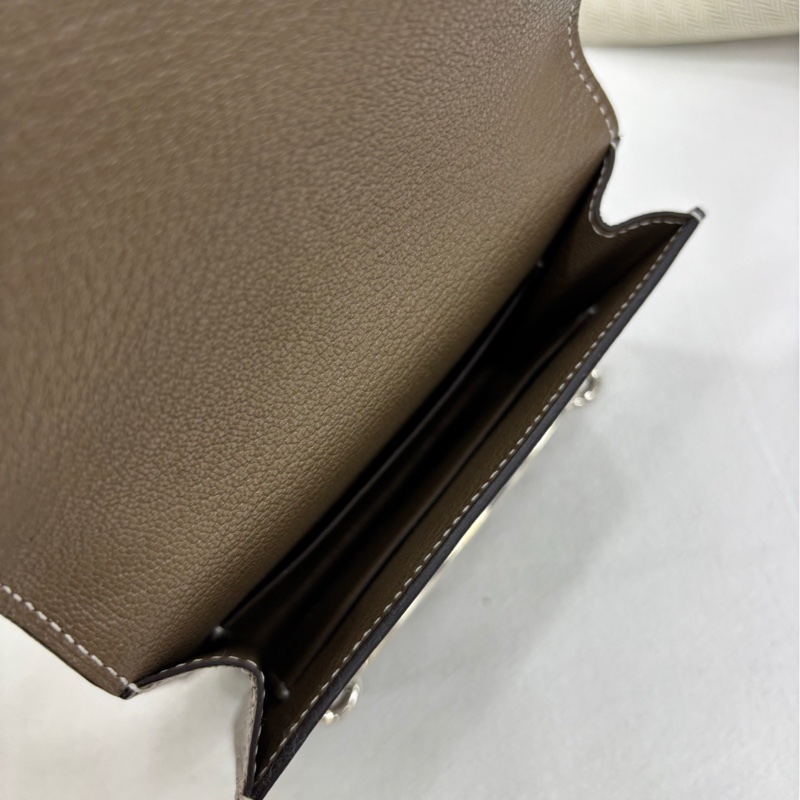 Hermes 愛馬仕 豬鼻子Slim 大象灰銀扣 山羊皮 B刻 閒置-6