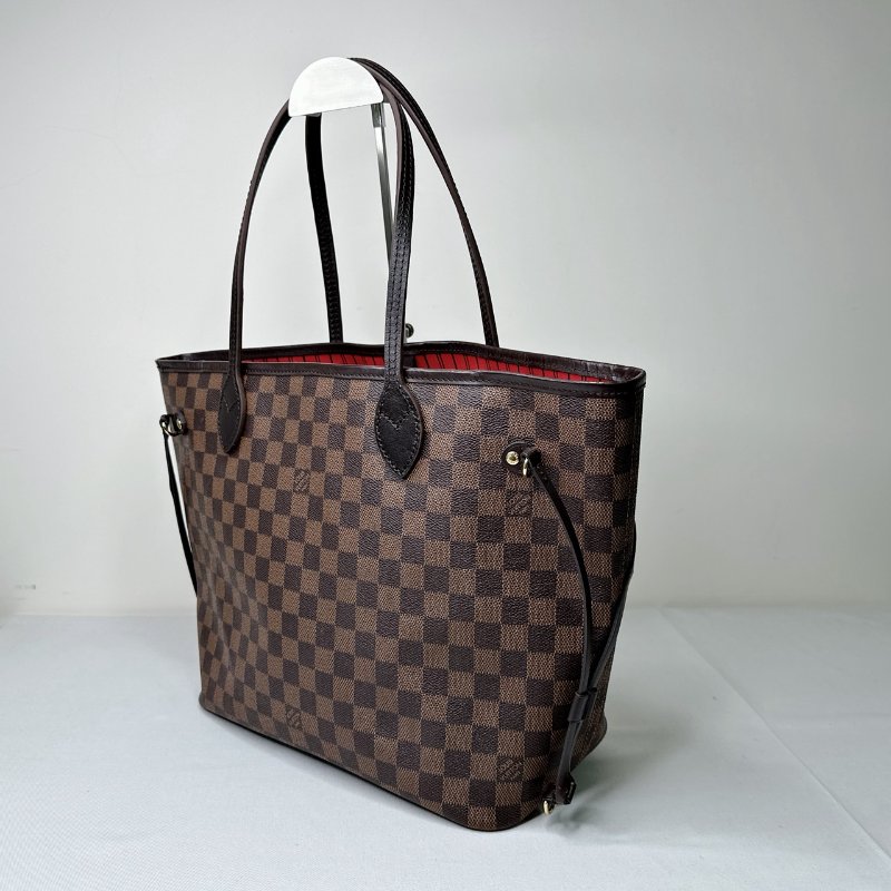 LV Neverfull MM棋盤格中款托特包-4