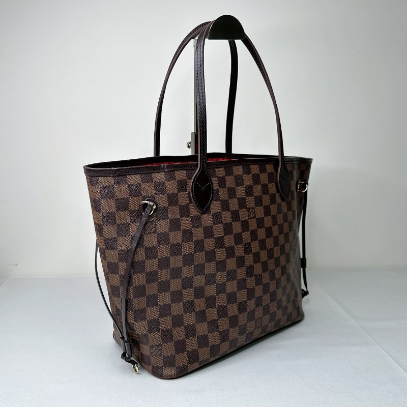LV Neverfull MM棋盤格中款托特包-5