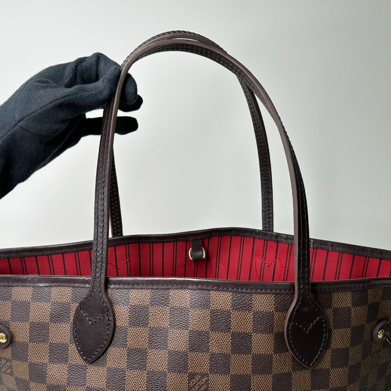 LV Neverfull MM棋盤格中款托特包-8