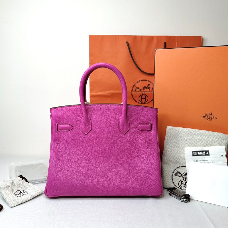 HERMES 全新玉蘭粉柏金Birkin 30-1