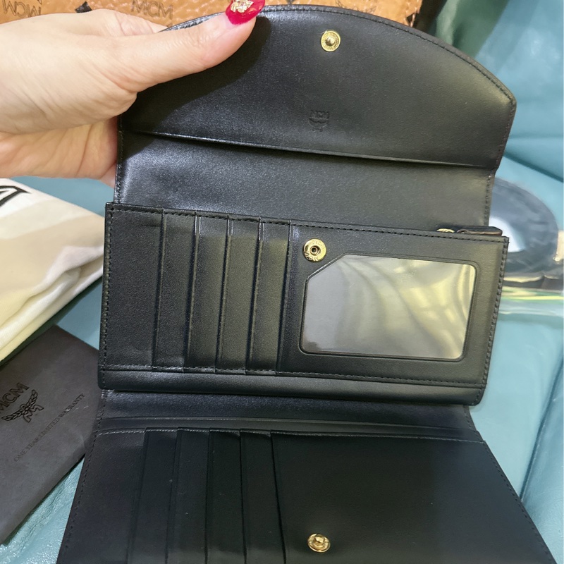 MCM 真皮手提肩背斜背包(贈送MCM皮夾）-13