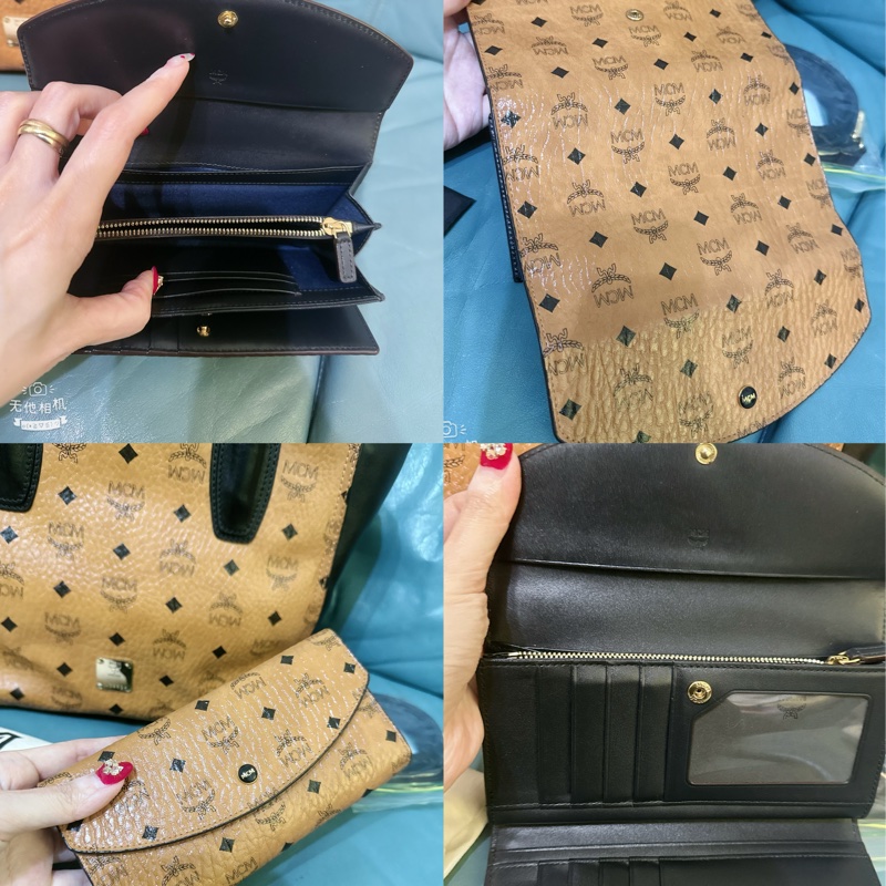 MCM 真皮手提肩背斜背包(贈送MCM皮夾）-33